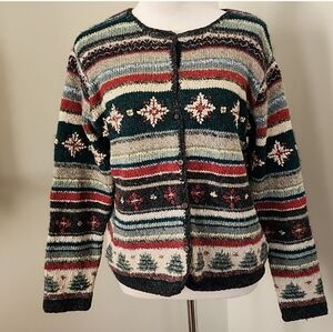 David Brooks Wool And Silk Mix Cardigan